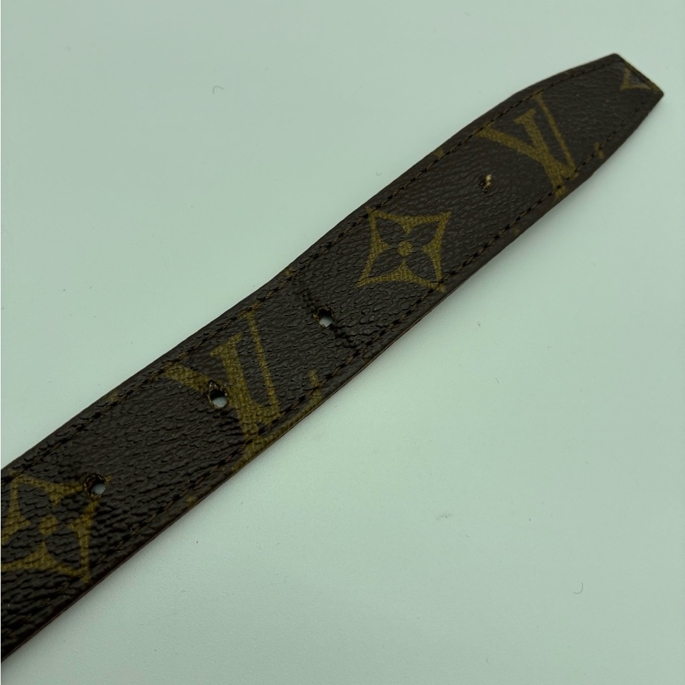 LOUIS VUITTON MONOGRAM VINTAGE BUCKLE BELT - Picture 15 of 16